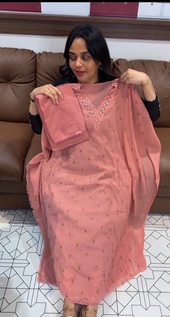 FORWARD MUL CHIFFON UNSTITCHED SALWAR SUITS - NUWA-608