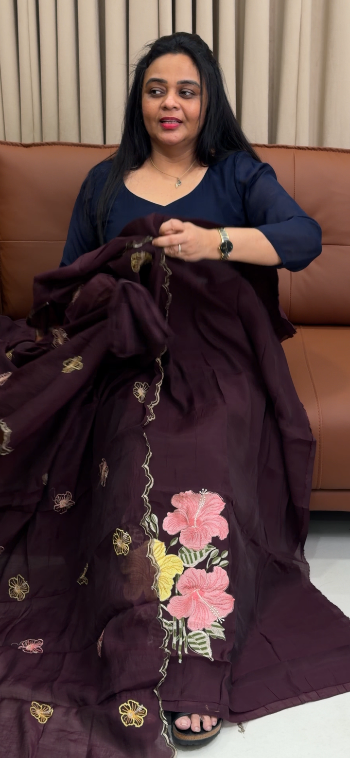 MUL CHANDERI UNSTITCHED SALWAR SUITS - NUWA - 1983