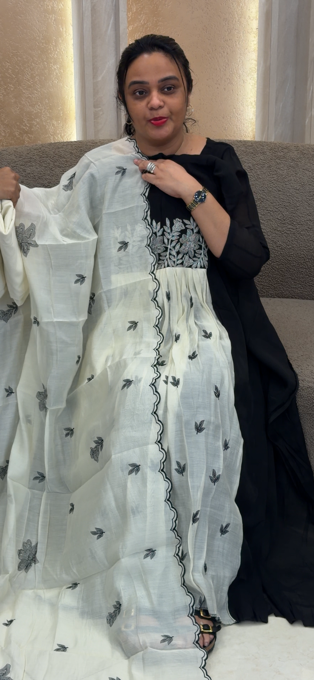 SEMI STITCHED SALWARA SUITS - NUWA - 2014