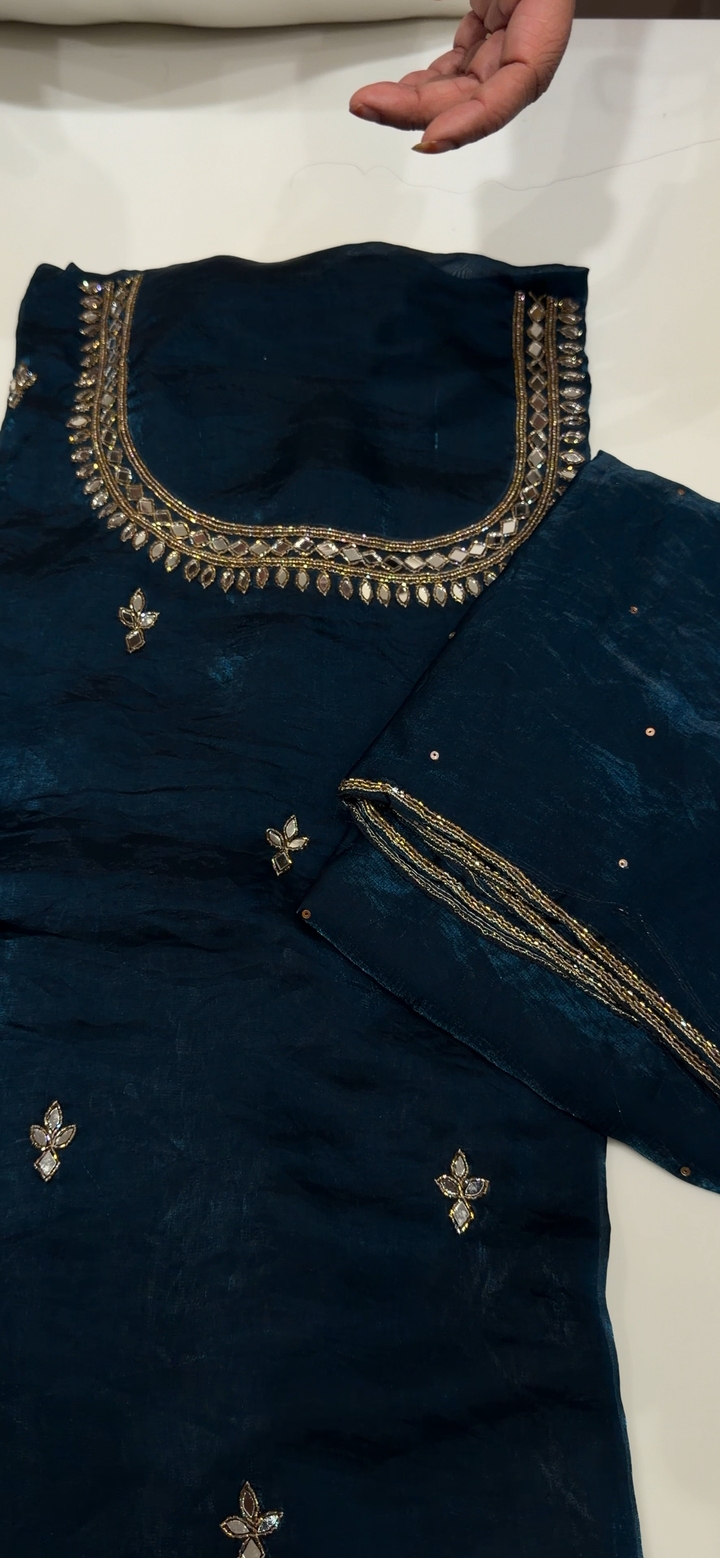 UNSTITCHED SALWAR SUITS - NUWA - 1744