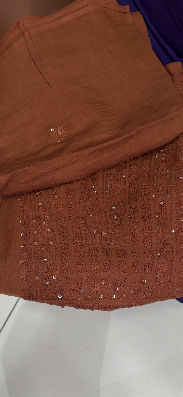 MUL CHANDERI UNSTITCHED SALWAR SUITS - NUWA - 2184