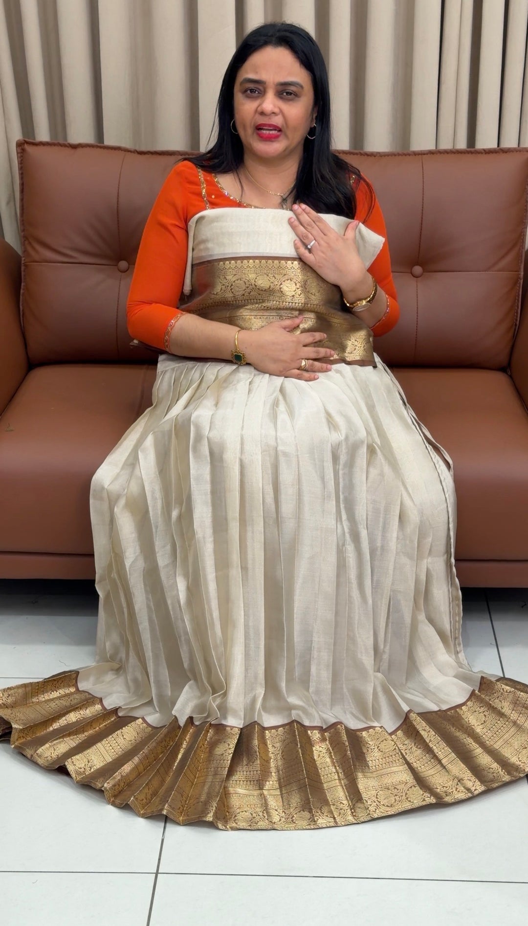 SEMI STITCHED SKIRT AND TOP - NUWA-1718