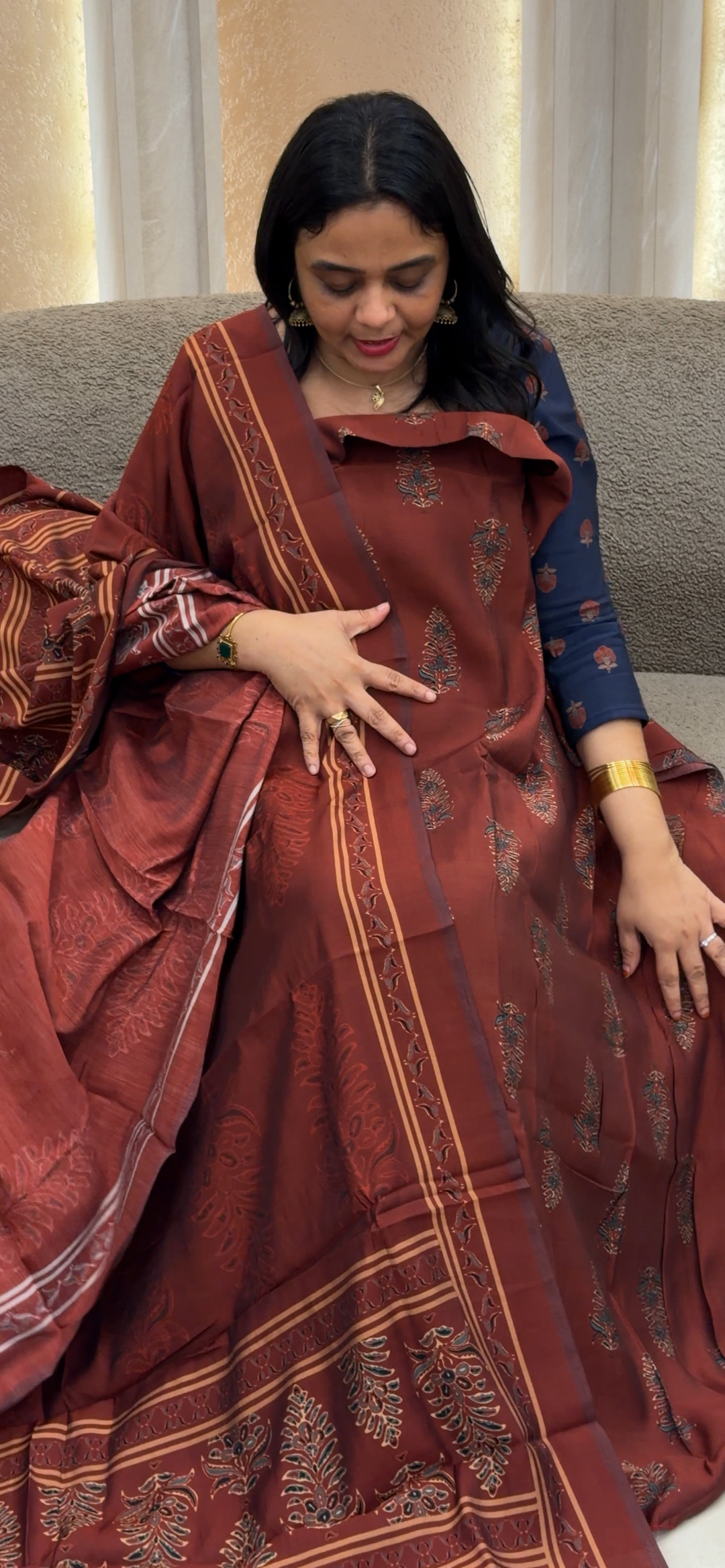 MUL CHANDERI UNSTITCHED SALWAR SUITS - NUWA - 1668