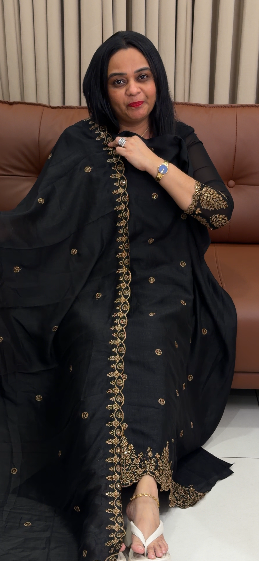 SEMI RAW SILK UNSTITCHED SALWAR SUITS - NUWA - 1916