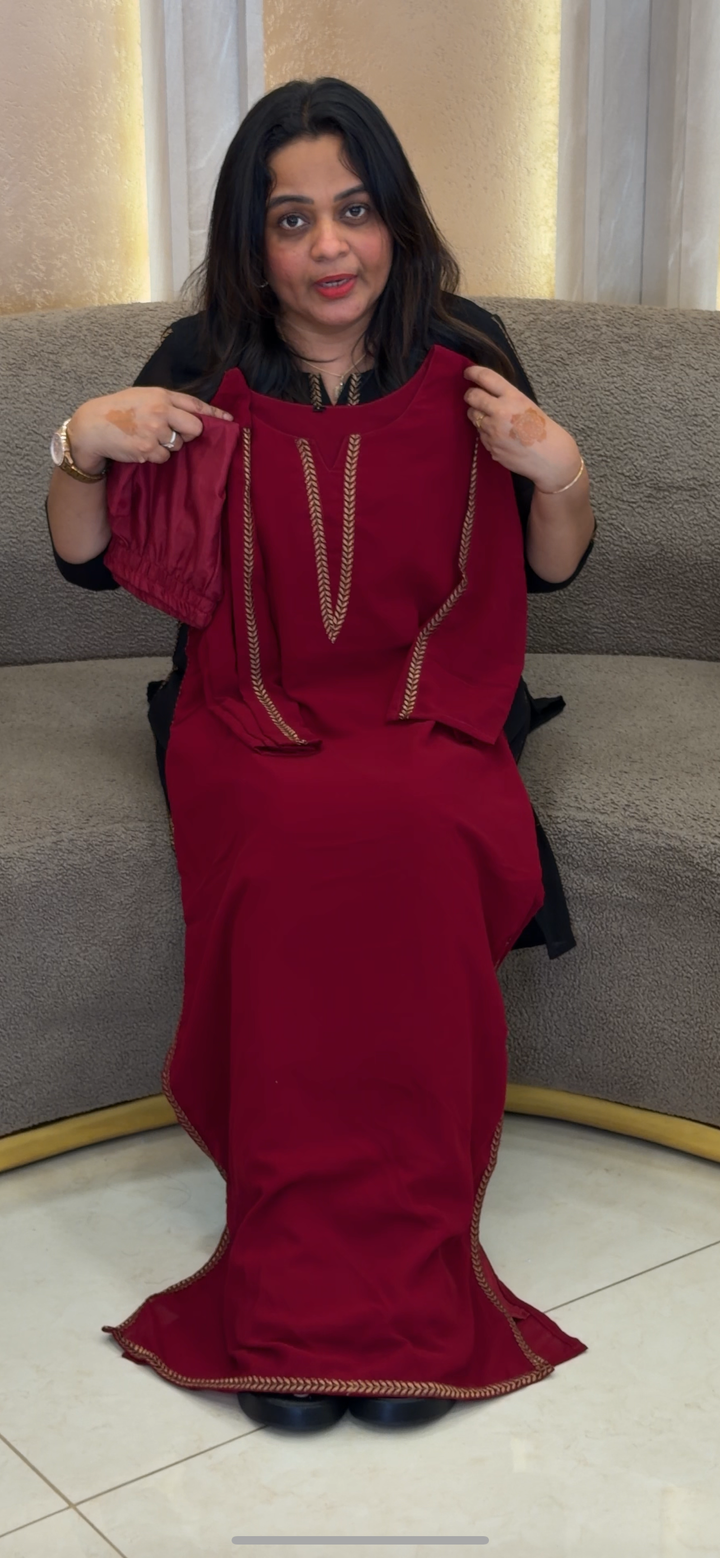 FORWARD FAUX GEORGETTE LONG TOP AND BOTTOM - NUWA - 276