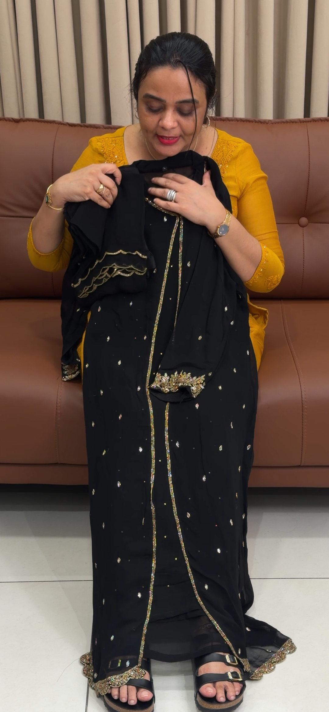 HANDWORKED TOP , BOTTOM , DUPATTA AND JACKET - NUWA - 1896