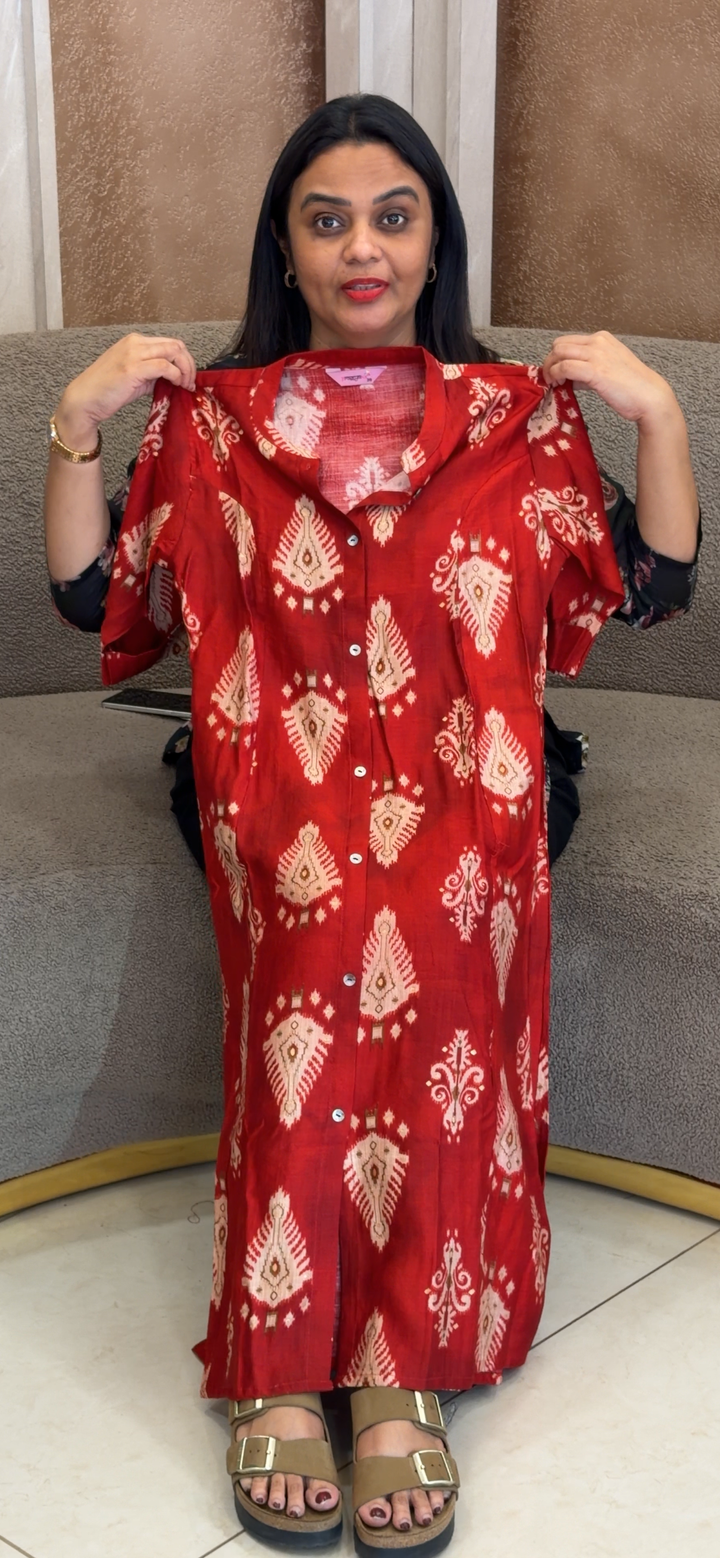 PRINTED LONG ALIEN TOPS - NUWA-1040
