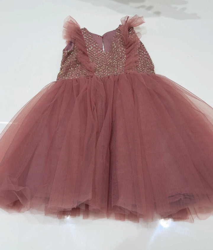 IN-HOUSE HANDWORKED KIDS FROCKS - NUWA - 1582