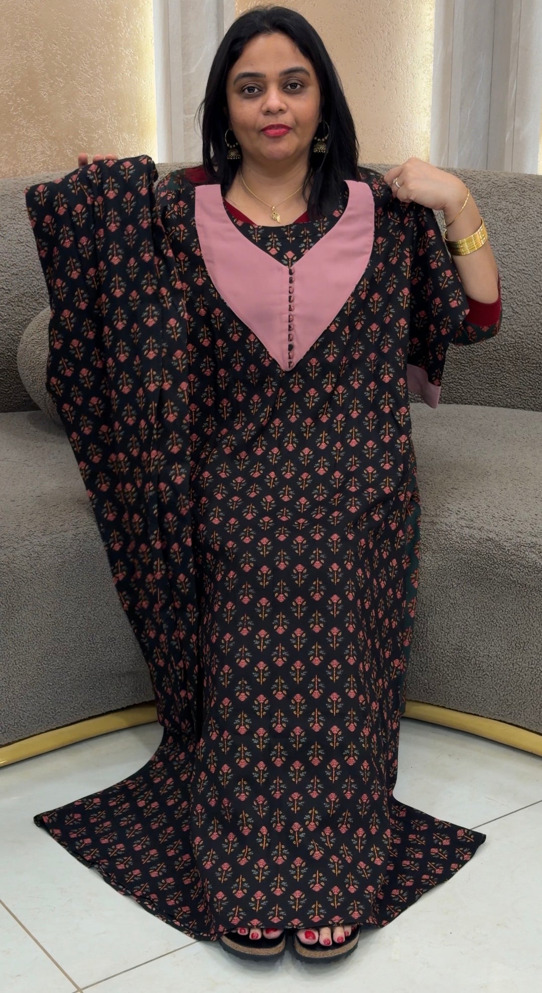 IN-HOUSE PRINTED RAYON CO-ORDS SETS - NUWA-1656