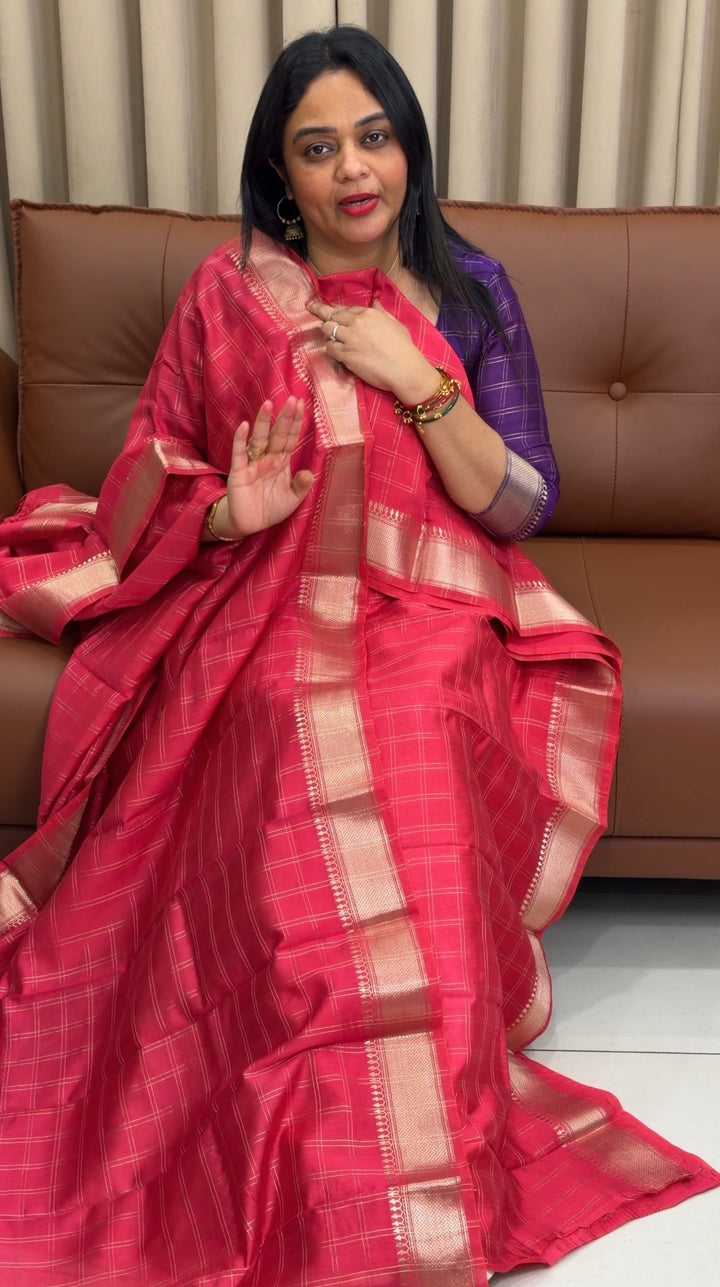 MUL CHANDERI UNSTITCHED SALWAR SUITS - NUWA-1546