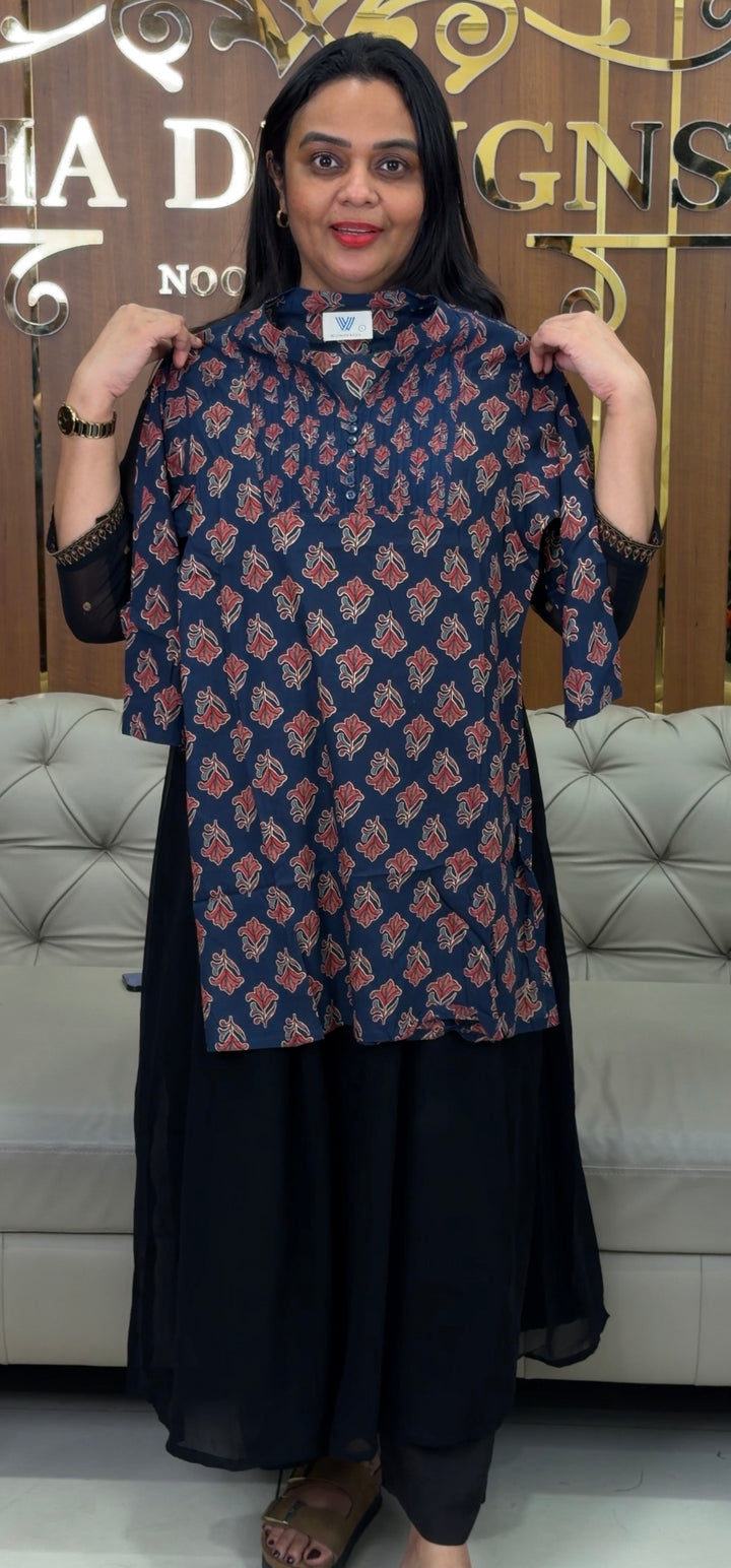 PRINTED COTTON TOPS - NUWA-1066