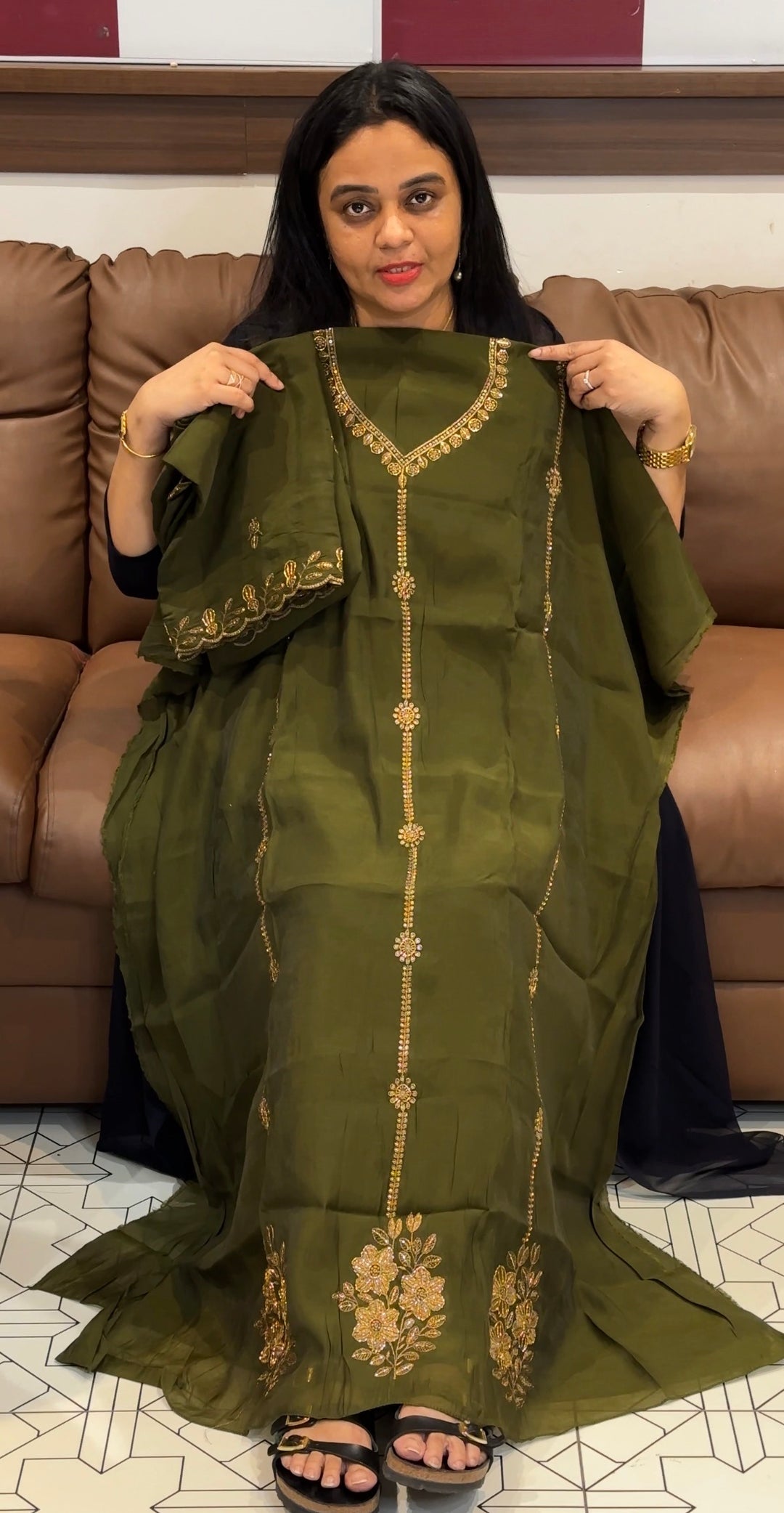 MALAI CHANDERI UNSTITCHED SALWAR SUITS - NUWA-2236