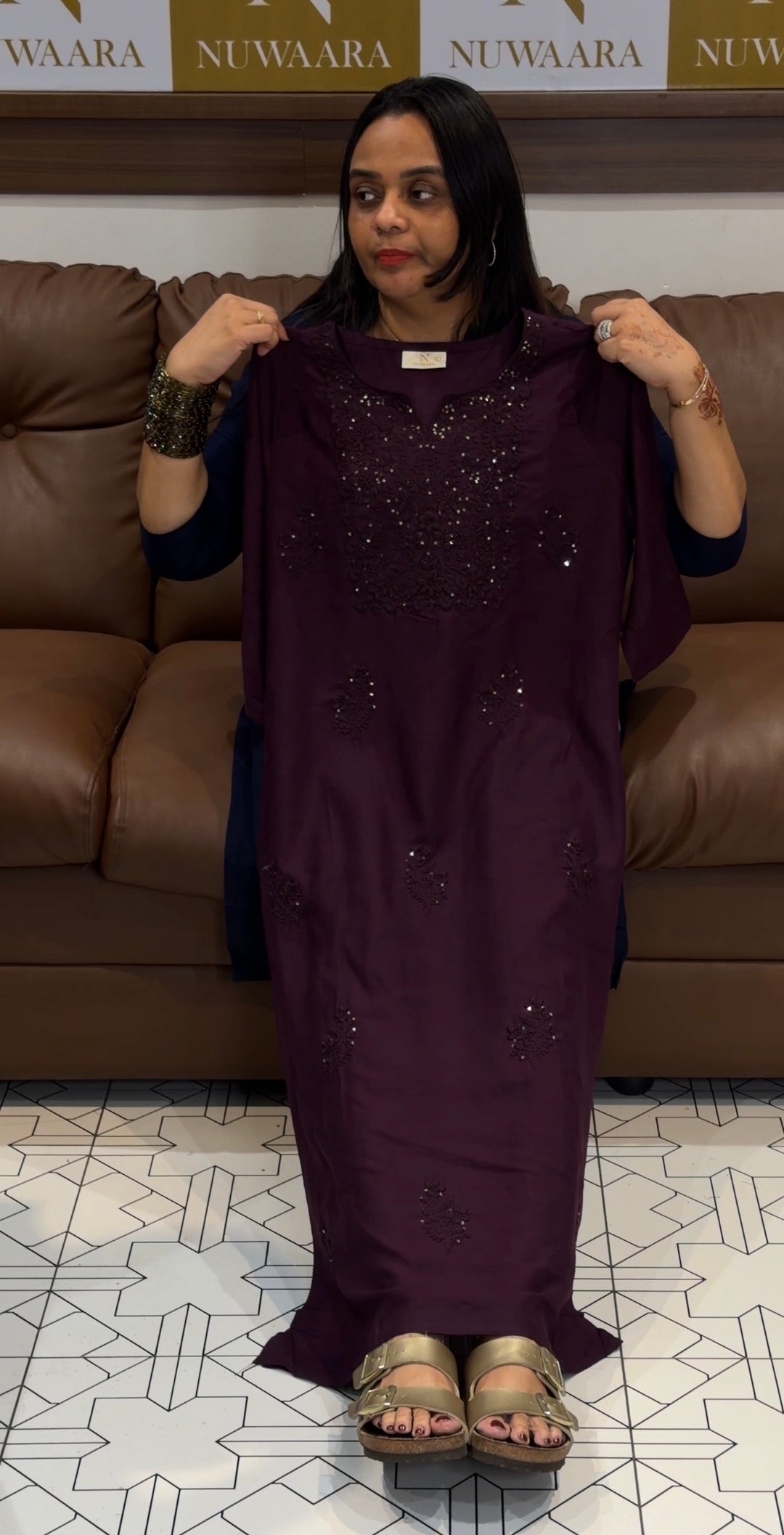 RAYON LUCKNOWI TOPS - NUWA-1230