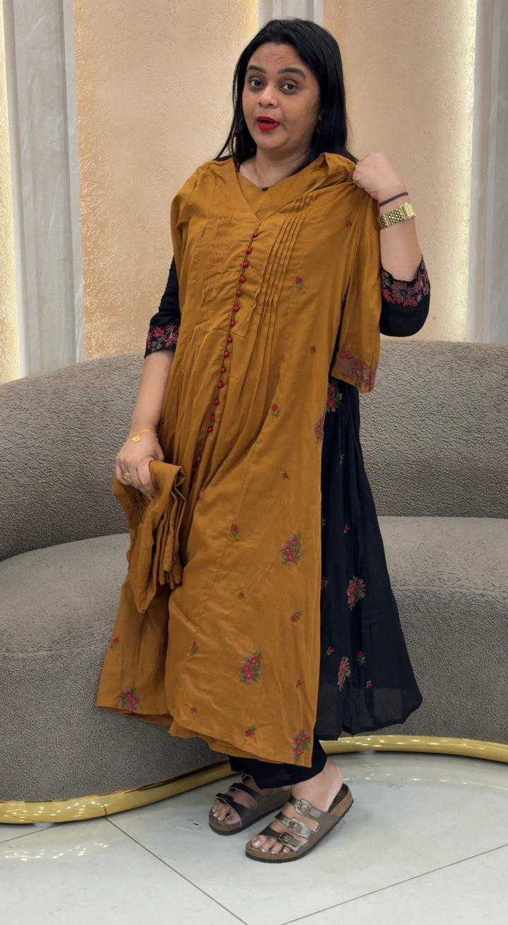 COTTON TOP,BOTTOM AND DUPATTA - IHA 2449