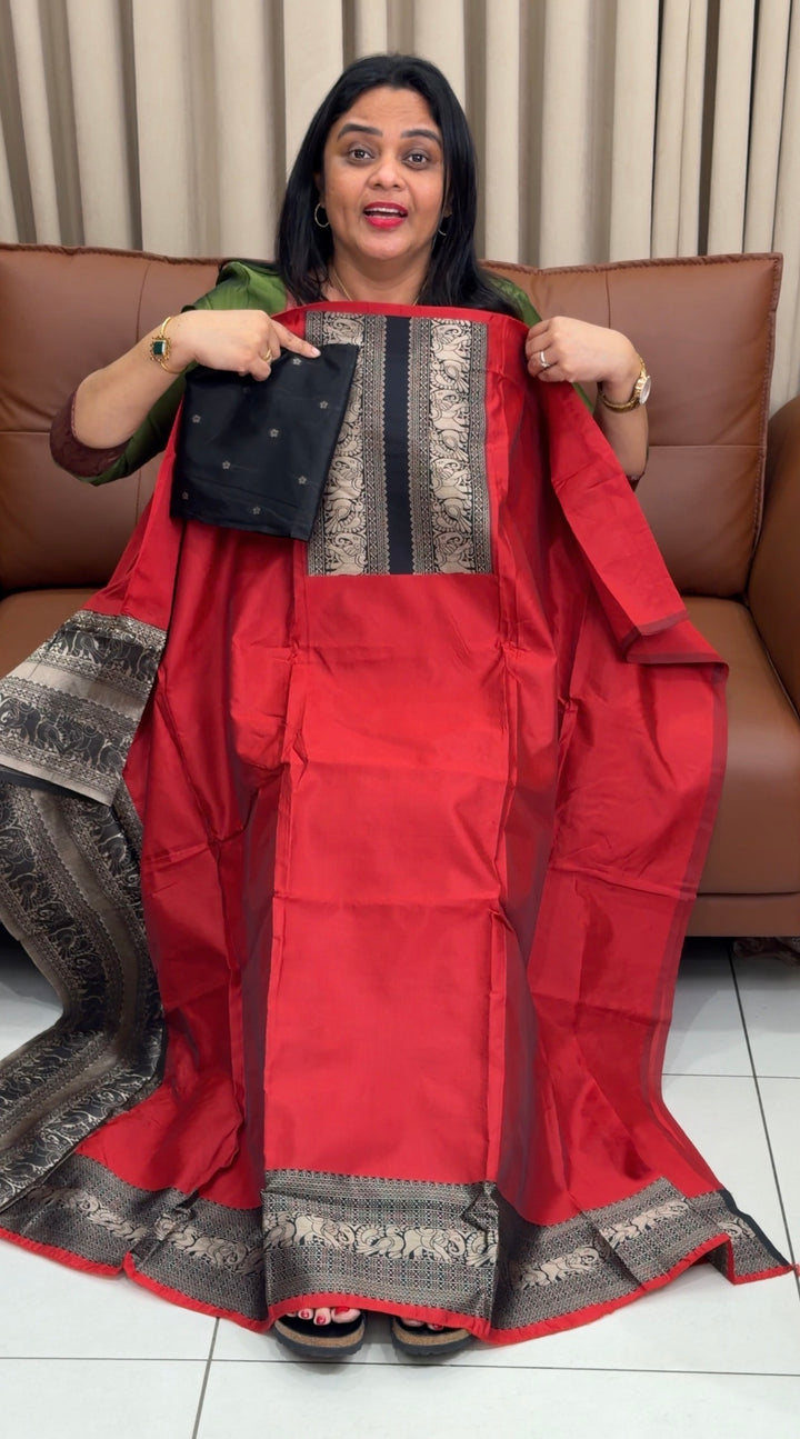 SEMI SILK UNSTITCHED SALWAR SUITS - NUWA-1720