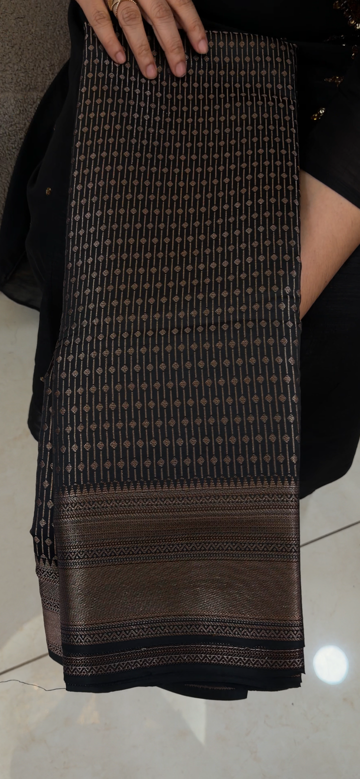 SEMI BROCADE SAREES - NUWA - 1649