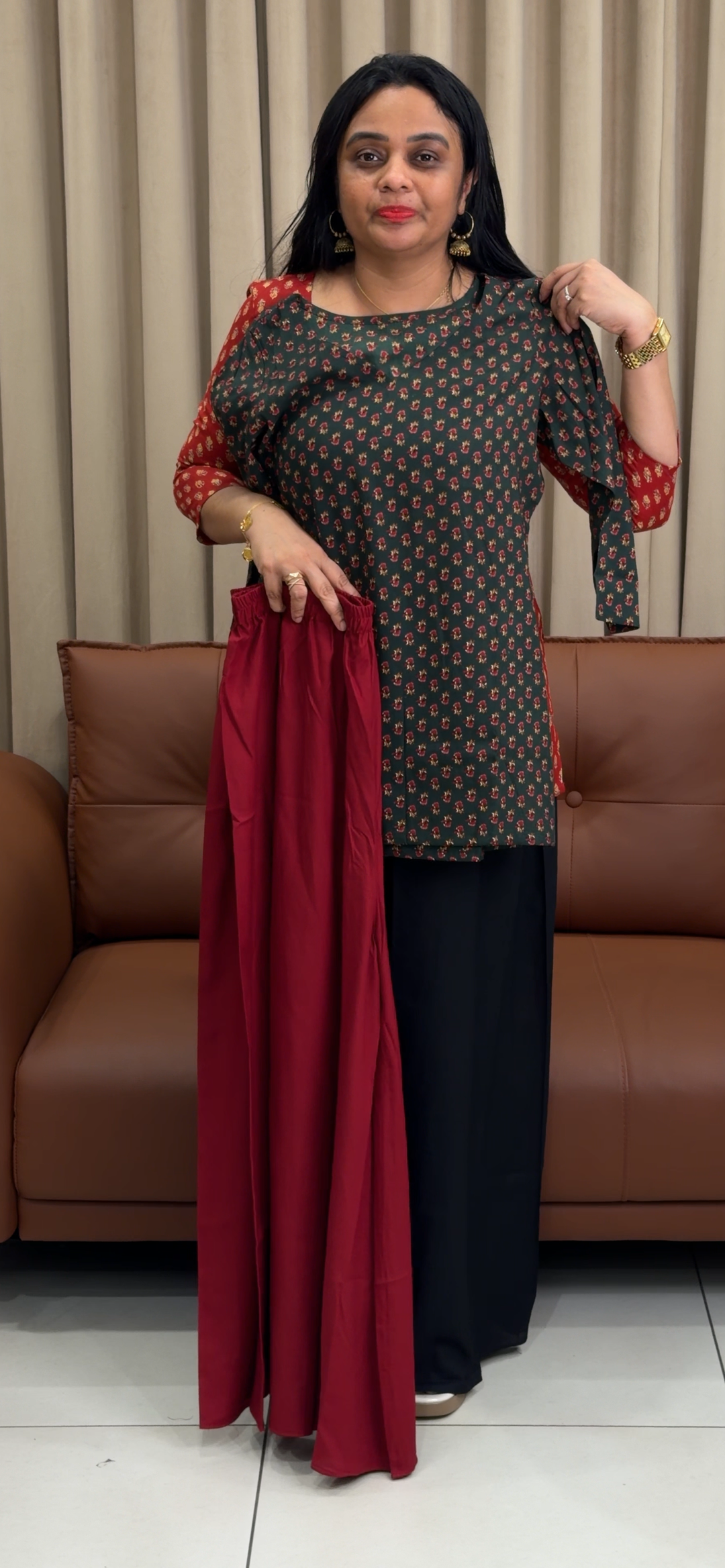 IN-HOUSE PRINTED SHORT TOP AND BOTTOM - NUWA -2378