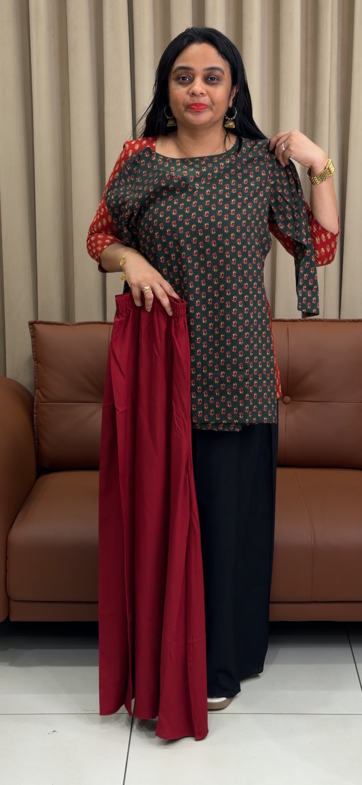 IN-HOUSE PRINTED SHORT TOP AND BOTTOM - NUWA -2378