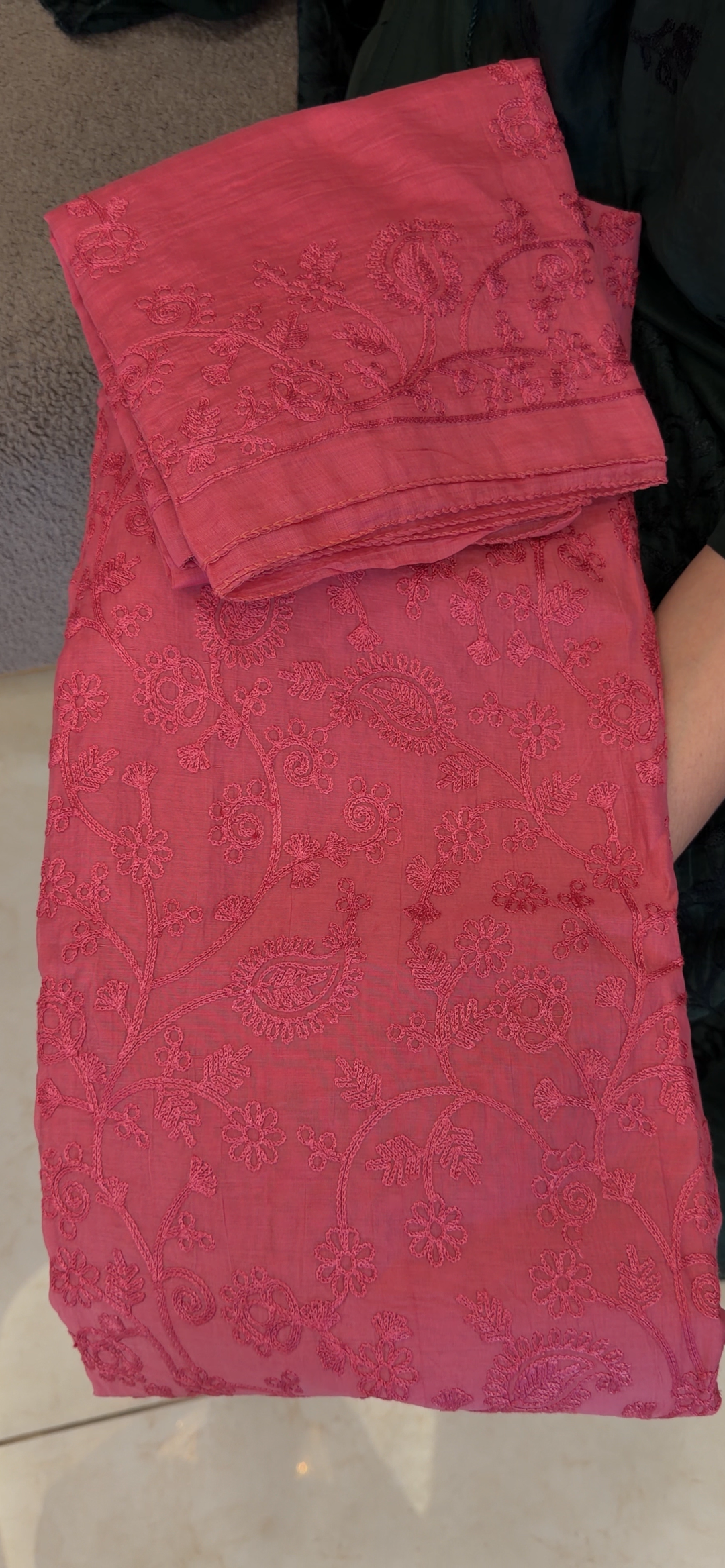 MUL CHANDERI UNSTITCHED SALWAR SUITS - NUWA - 2340