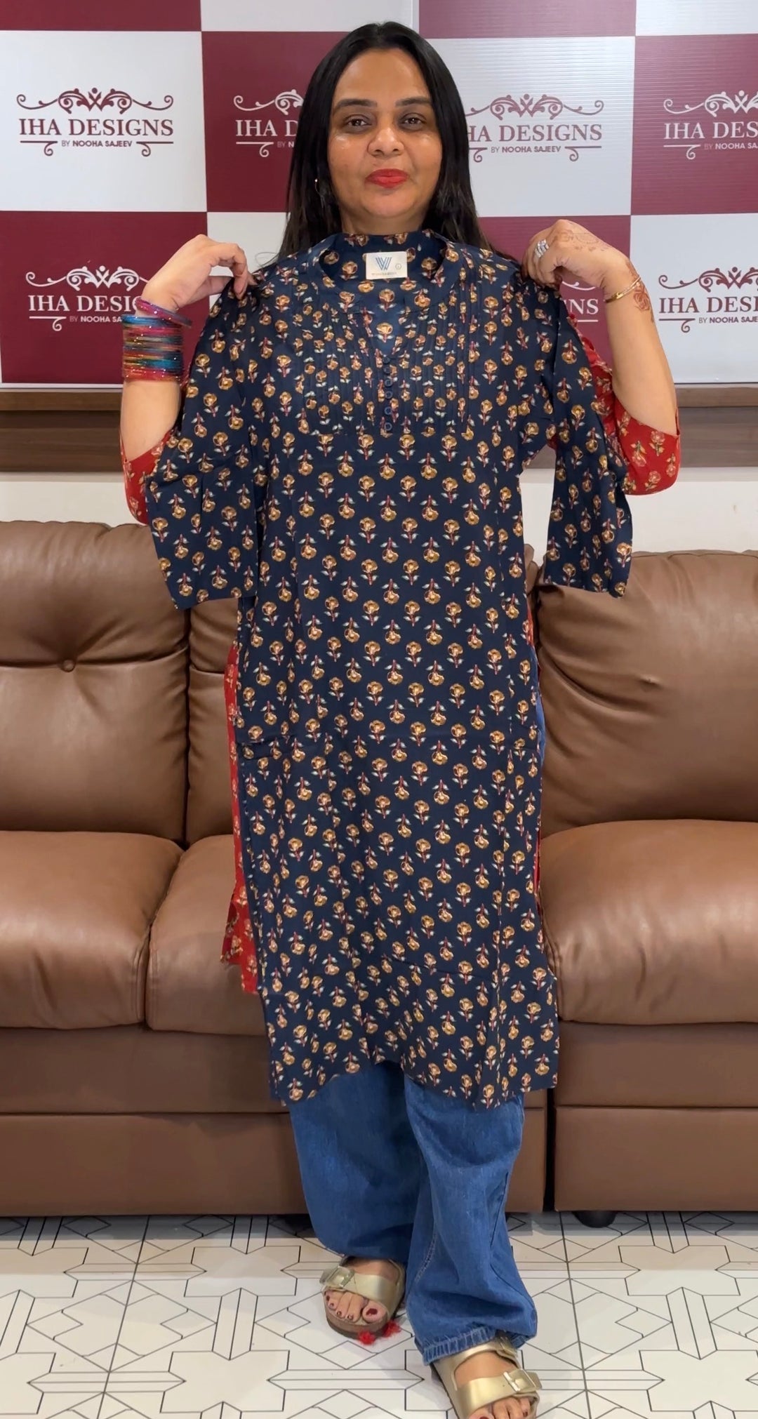 COTTON PRINTED TOPS -NUWA-670