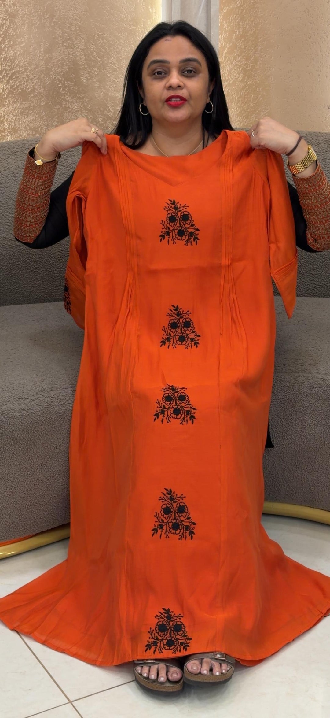 MALAI CHANDERI LONG ALINE TOP - NUWA - 2462
