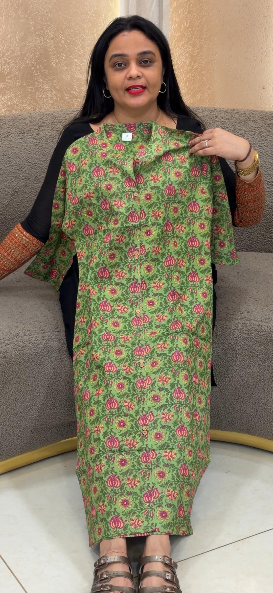 OFFER SALE LONG SLITTED TOP - NUWA - 2464
