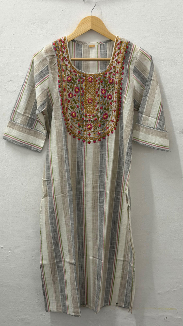 OFFER SALE HAND WORKED HANDLOOM COTTON TOPS - NUWA - 2512