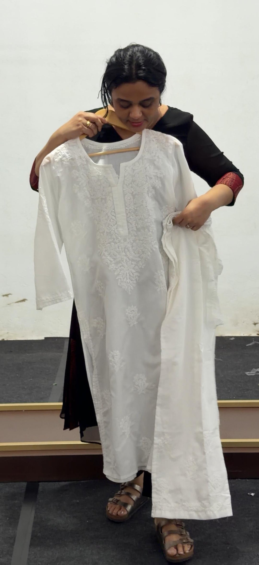 LUCKNOWI COTTON TOP AND BOTTOM - NUWA - 2520
