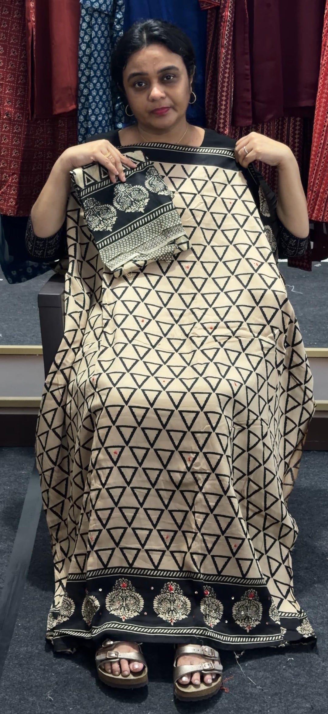 SATIN COTTON UNSTITCHED SALWAR SUITS - NUWA - 2521