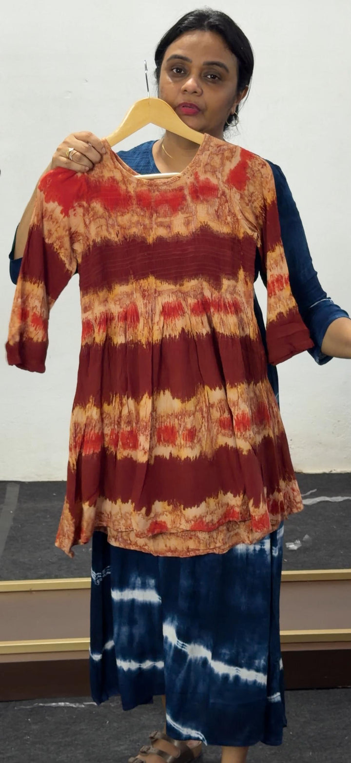 RAYON SHIRTS AND TUNIC TOPS - NUWA - 2526